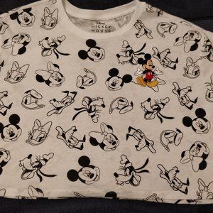 Cartoon Crop Shirts